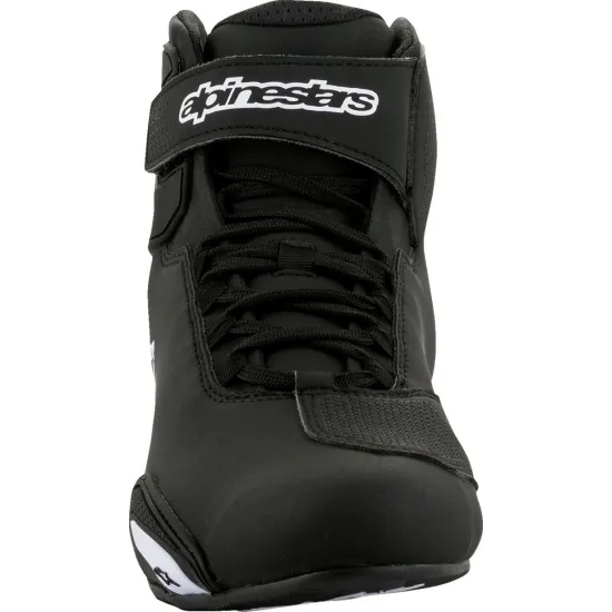 Мото боти ALPINESTARS SEKTOR BLACK/WHITE/RED с микрофибър и TPR защита