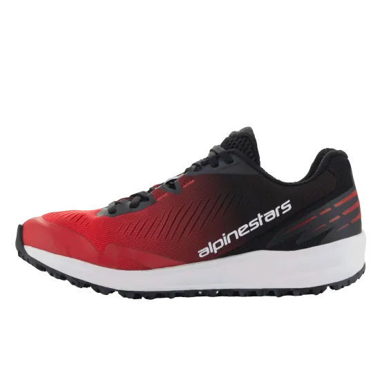 Боти ALPINESTARS Meta Road V2 RD/W в червено и бяло, удобни и подходящи за дълги пътувания