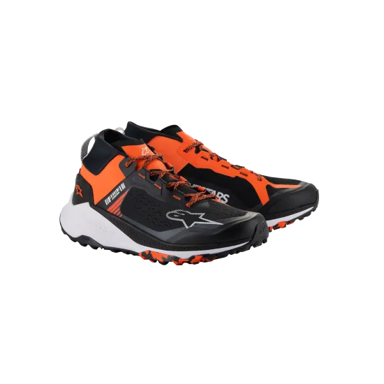 Боти ALPINESTARS Meta XR V2 BLK/OR/WH - Офроуд боти с мрежеста конструкция и издръжлива гумена подметка