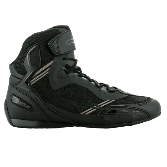 Мото боти ALPINESTARS Faster-3 Rideknit BLACK/GRAY – Лекота, защита и стил