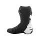 ALPINESTARS SUPERTECH R VENTED BLACK/WHITE – мото ботуши с лазерна перфорация