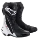 ALPINESTARS SUPERTECH R VENTED BLACK/WHITE – мото ботуши с лазерна перфорация