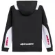 Мото суитшърт ALPINESTARS Sessions V3 BLK/WHT/RD - модерен и удобен с качулка и цип