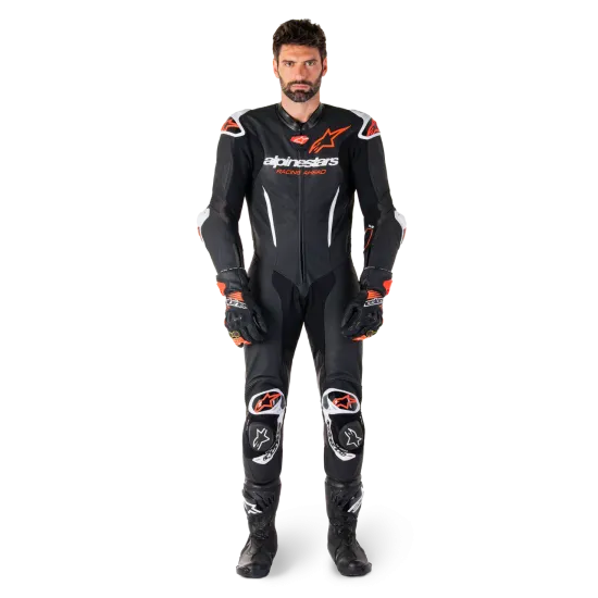 Кожен екип ALPINESTARS GP-R7 1-PC черен-червен-бял