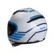 Каска HJC C10 LITO SILVER/BLUE - лека и комфортна full-face каска с вентилация и UV защита