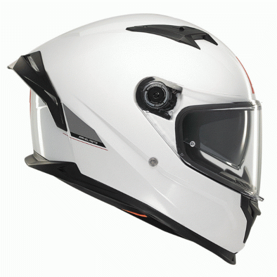 Каска MT BRAKER SV SOLID A0 GLOSS PEARL WHITE с ECE 22.06 и DOT сертификати