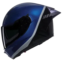 Каска NOLAN N60-6 SPORT VERNICIATURA SPECIALE 346 Blue Black Silver - Гланц