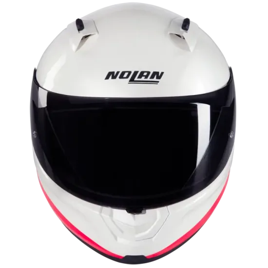 Каска NOLAN N60-6 SPORT VERNICIATURA SPECIALE 347 White Black Orange – спортна каска с Pinlock