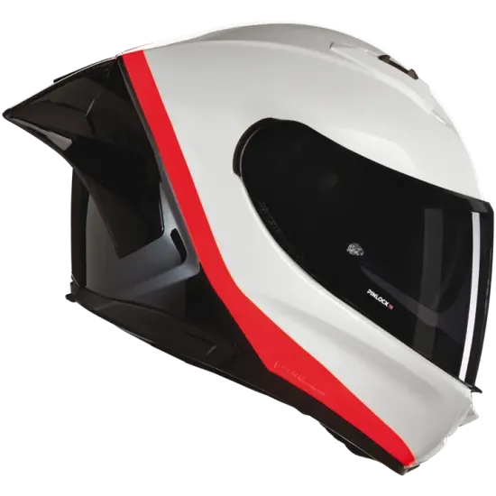Каска NOLAN N60-6 SPORT VERNICIATURA SPECIALE 347 White Black Orange – спортна каска с Pinlock