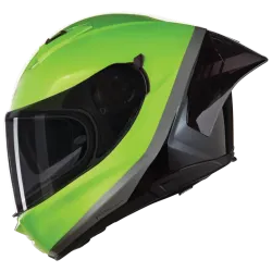Каска NOLAN N60-6 SPORT VERNICIATURA SPECIALE 348 Green Black Gray - Гланц