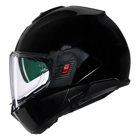 Каска Nolan N120-1 Classico N-Com 301 Black - Гланц – Flip-back механизъм и луксозен дизайн