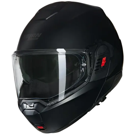 Каска Nolan N120-1 Classico N-Com 302 Black - Мат – Flip-back механизъм и премиум дизайн