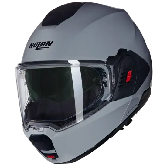 Каска Nolan N120-1 Classico N-Com 303 Gray – Flip-back механизъм и сив дизайн