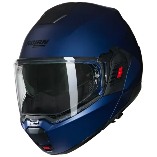 Каска Nolan N120-1 Classico Nobile N-Com 313 Deep Blue – премиум дизайн и Flip-back механизъм