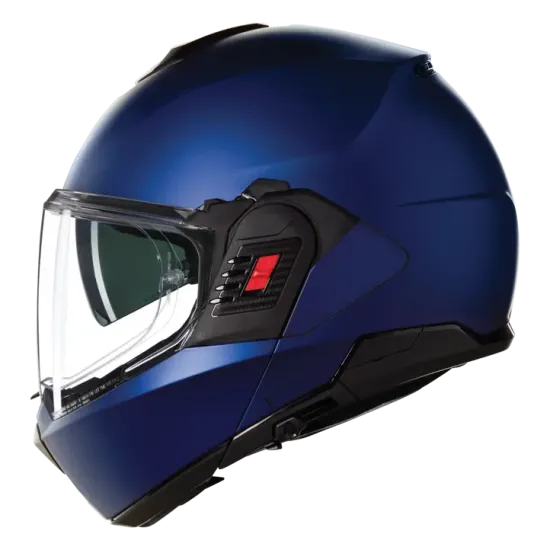 Каска Nolan N120-1 Classico Nobile N-Com 313 Deep Blue – премиум дизайн и Flip-back механизъм