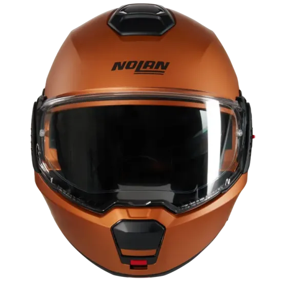 Каска Nolan N120-1 Classico Nobile N-Com 319 Ocher – Flip-back механизъм и елегантен дизайн