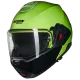 Каска Nolan N120-1 Mivedi N-Com 329 Green Black – модулна каска с повишена видимост