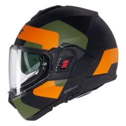 Каска Nolan N120-1 Omocromo N-Com 345 Black Orange Green