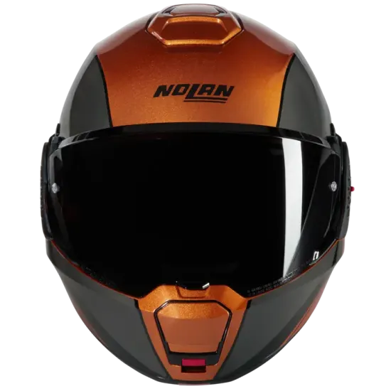 Каска Nolan N120-1 Verniciatura Speciale N-Com 343 Ocher Black – елегантен дизайн и flip-back система