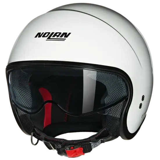Каска Nolan N21 06 Classico 305 Metal White – Лека и стилна джет каска с металик бяло покритие
