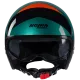 Каска Nolan N21 06 Tangente 347 Black Green Orange – Лека и удобна джет каска с уникален дизайн