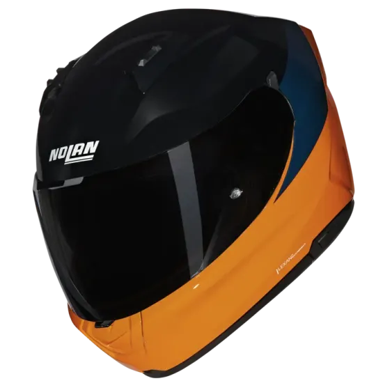 Каска Nolan N60-6 Verniciatura Speciale 342 Orange Black Blue – елегантен и смел дизайн
