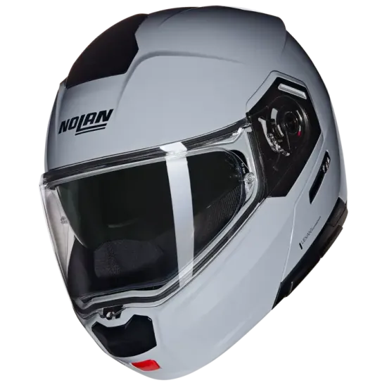 Каска Nolan N90-3 06 Classico N-Com 303 Gray – Flip-up механизъм и елегантен сив дизайн