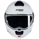 Каска Nolan N90-3 06 Classico N-Com 305 Metal White – Flip-up механизъм и металик бял дизайн