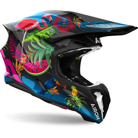Мотокрос каска AIROH TWIST 3 AMAZONIA GLOSS