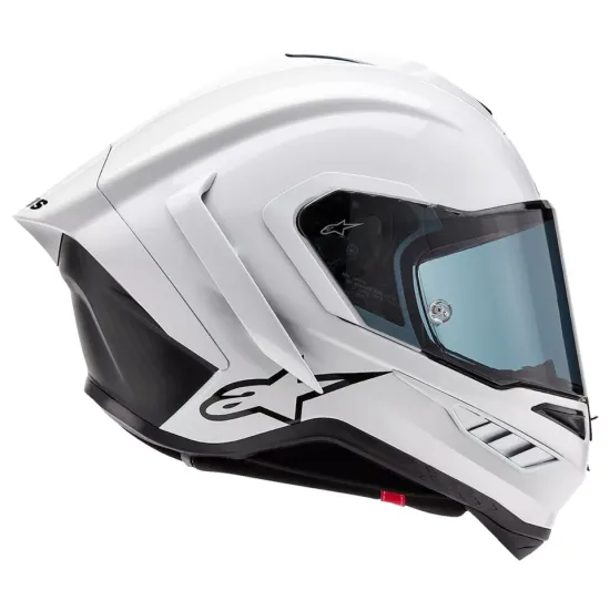 Каска ALPINESTARS Supertech R10 White/Flat Black – карбонова конструкция и защита