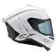 Каска ALPINESTARS Supertech R10 White/Flat Black – карбонова конструкция и защита