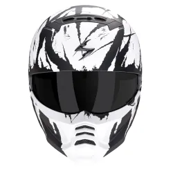 Модулна каска Scorpion EXO-COMBAT II MARAUDER Matt Black-White