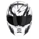 Мото каска Scorpion EXO-COMBAT II MARAUDER Matt Black White с подвижна маска