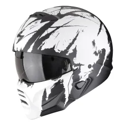 Модулна каска Scorpion EXO-COMBAT II MARAUDER Matt Black-White