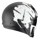 Мото каска Scorpion EXO-COMBAT II MARAUDER Matt Black White с подвижна маска