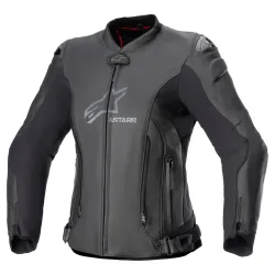 Дамско кожено яке ALPINESTARS Stella GP Plus R v4 BLK
