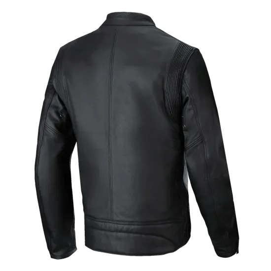 Кожено мото яке ALPINESTARS DYNO BLACK/RED с нископрофилни протектори и подвижна терможилетка