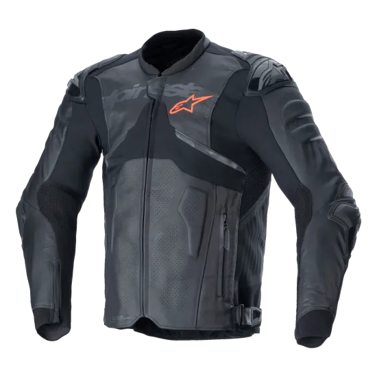 Кожено мото яке ALPINESTARS ATEM V5 BLACK – състезателна защита и комфорт