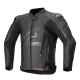 Кожено мото яке ALPINESTARS GP PLUS R V4 BLACK с Nucleon Flex Plus протектори и DFS слайдери