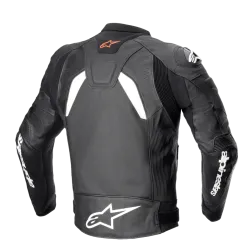 Кожено яке ALPINESTARS GP PLUS R V4 BLACK/WHITE