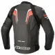 Кожено мото яке ALPINESTARS GP PLUS R V3 RIDEKNIT Black/White/Bright Red с Nucleon Flex Plus протектори и Tech-Air® 5 съвместимост