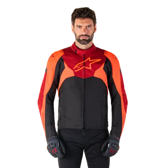 Текстилно яке ALPINESTARS T-JAWS V4 водоустойчиво черно-червено