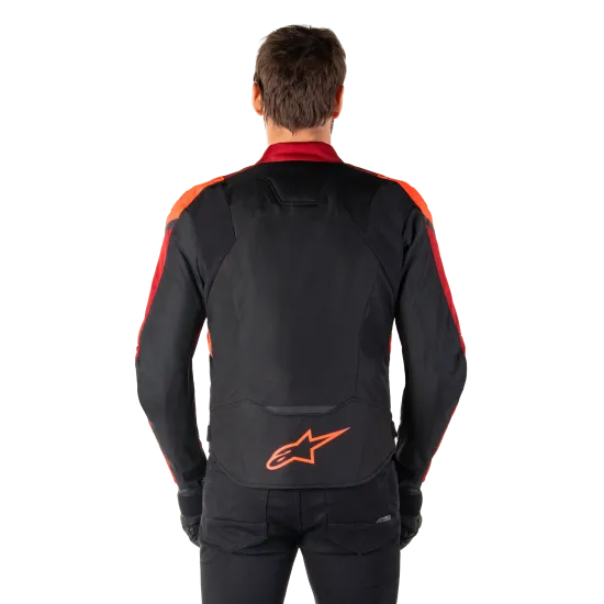 Текстилно яке ALPINESTARS T-JAWS V4 водоустойчиво черно-червено