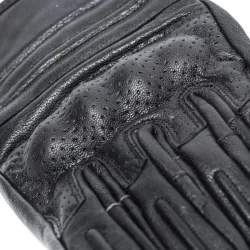 Кожени ръкавици BLACK BIKE CAFE PERFORATED