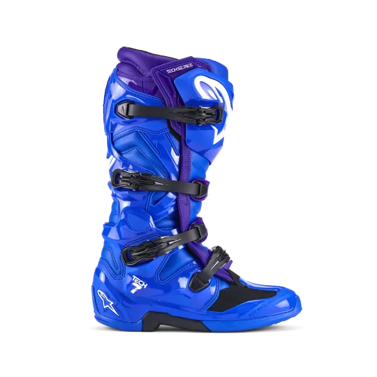 Мотокрос ботуши ALPINESTARS TECH 7 BLUE C25 – сигурност и стил за офроуд приключения