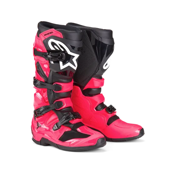 Мотокрос ботуши ALPINESTARS TECH 7 LIMITED EDITION Diva Pink/Black C25 – стил, комфорт и безопасност