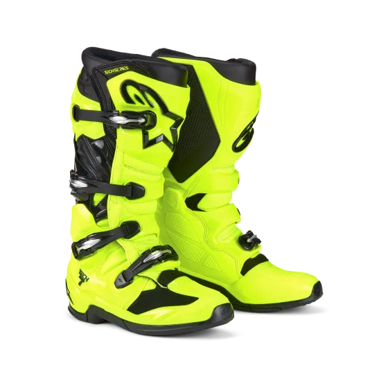 Мотокрос ботуши ALPINESTARS TECH 7 PURPLE/WHT - издръжливи и удобни с отлична защита