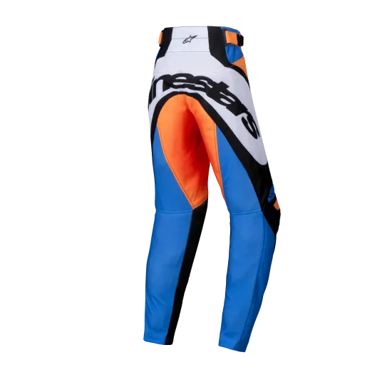 Детски мотокрос брич Alpinestars YTH Racer Melt Orange/Blue - оптимален комфорт и издръжливост