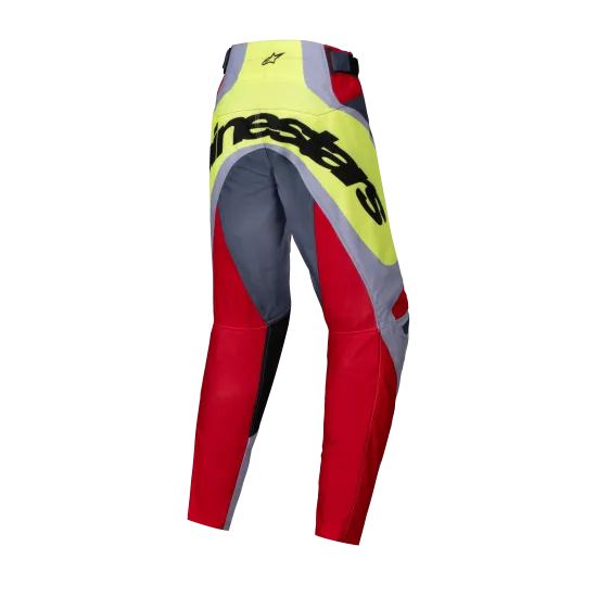 Детски мотокрос брич Alpinestars YTH Racer Melt Red/Gray - оптимален комфорт и издръжливост