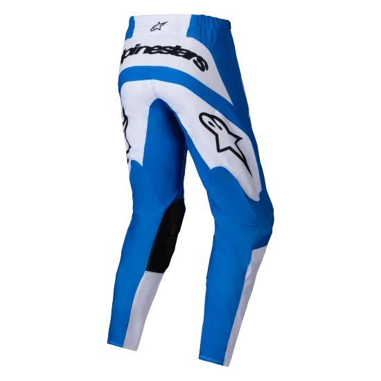 Мотокрос брич ALPINESTARS FLUID HAUL BLUE/WHITE - удобни и устойчиви с първокласно сцепление